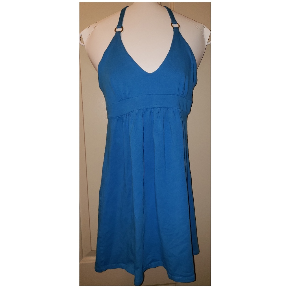Blue Victoria's Secret Bra Top Halter Dress